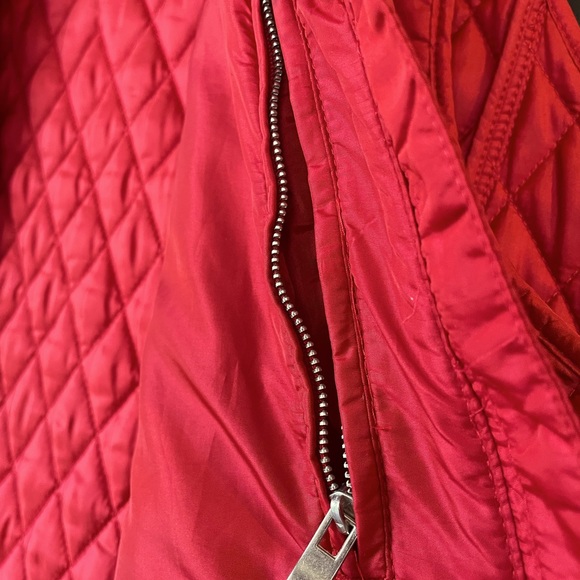 Talbots Red Vest Size 3X Nylon material - Picture 4 of 7